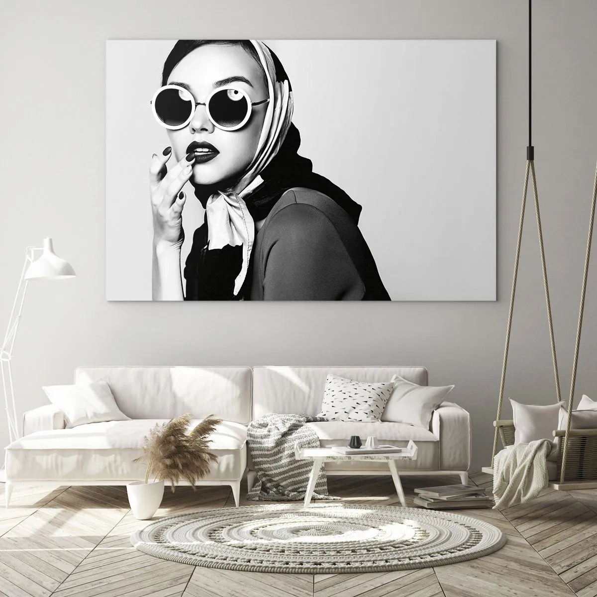 Glass picture - Greetings from the 60-ies - 100x70 cm
