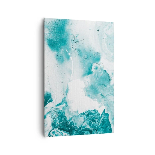 Canvas picture - Lakes of Blue - 80x120 cm