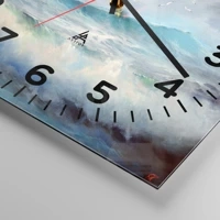 Clock face with numbers