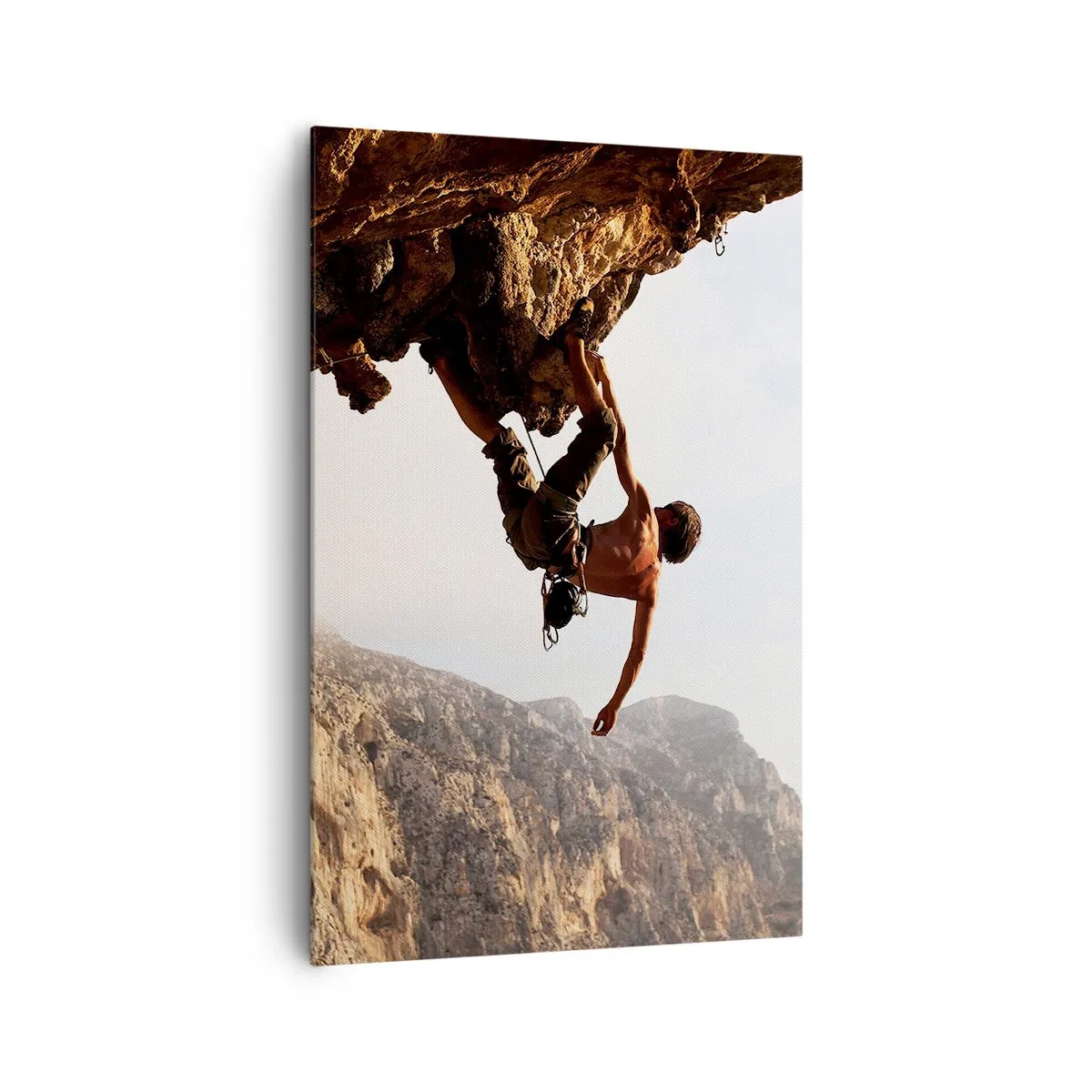 Canvas picture - The Whole World on a Sharp Cliff - 80x120 cm