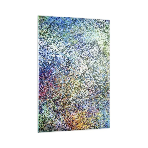 Glass picture - It's Not So Simple - 80x120 cm