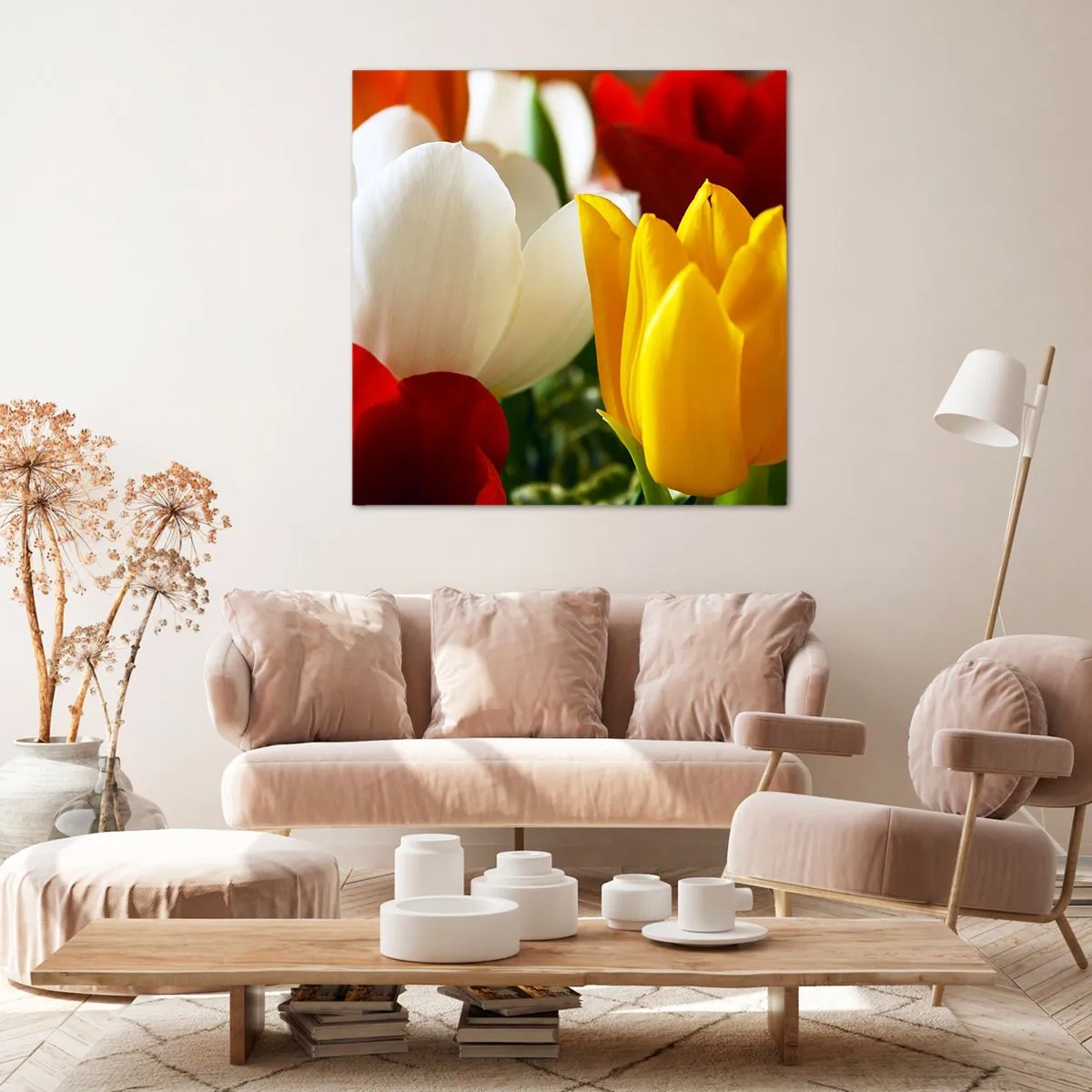 Canvas picture - Tulip Fever - 70x70 cm