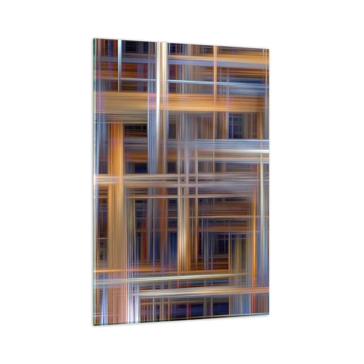 Glass picture - Light Woven - 80x120 cm