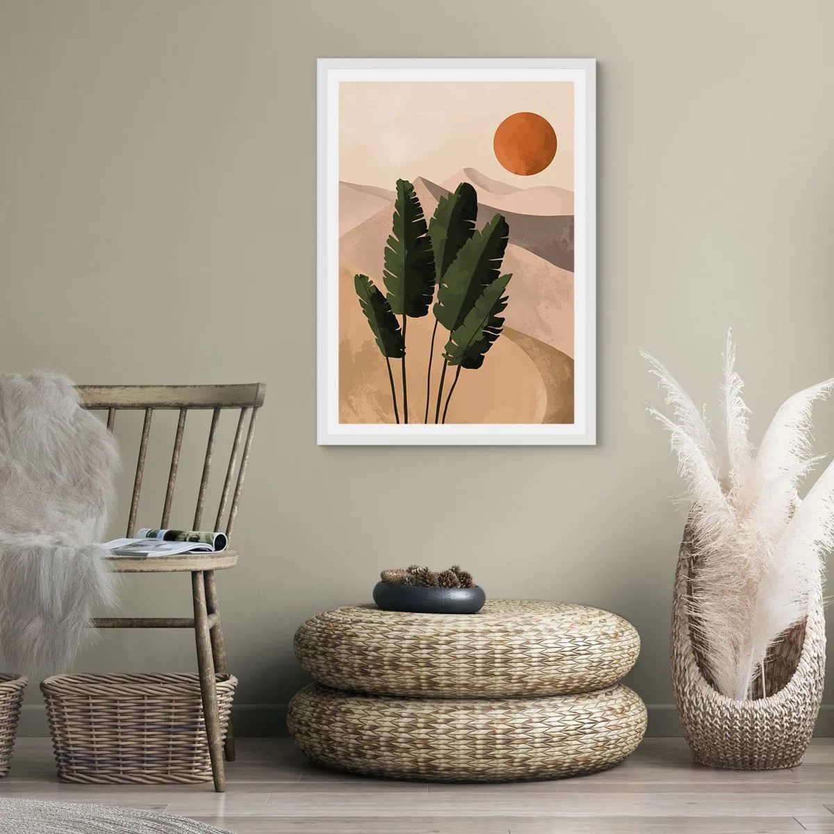 Poster in white frmae - Triumph of Life - 61x91 cm