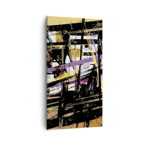 Canvas picture - Sharp Cuts - 55x100 cm