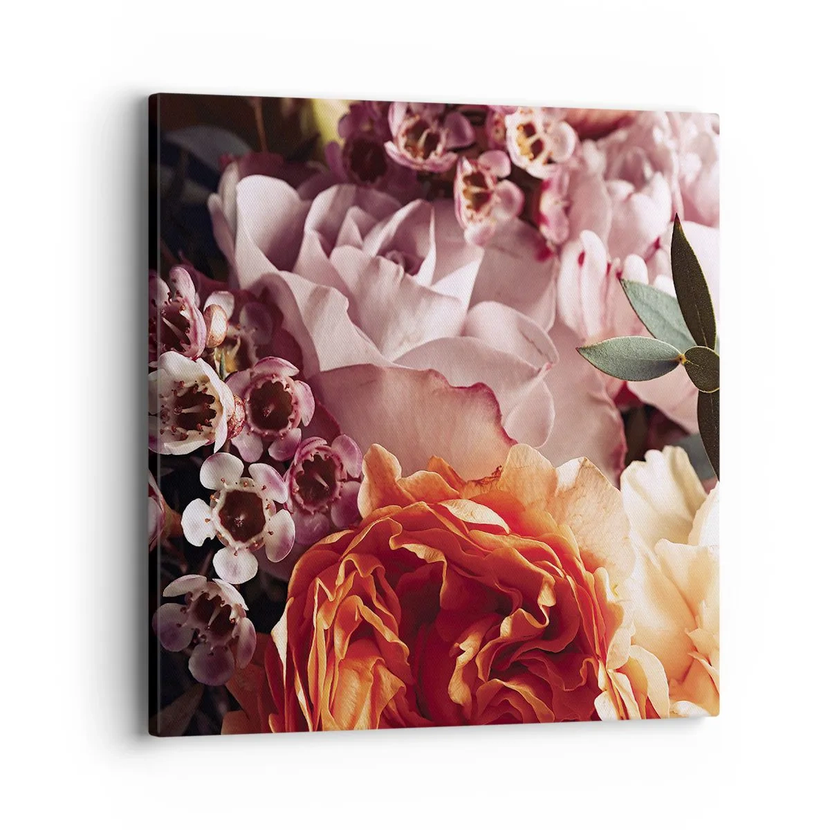 Canvas picture - Wrapped by Beauty - 40x40 cm