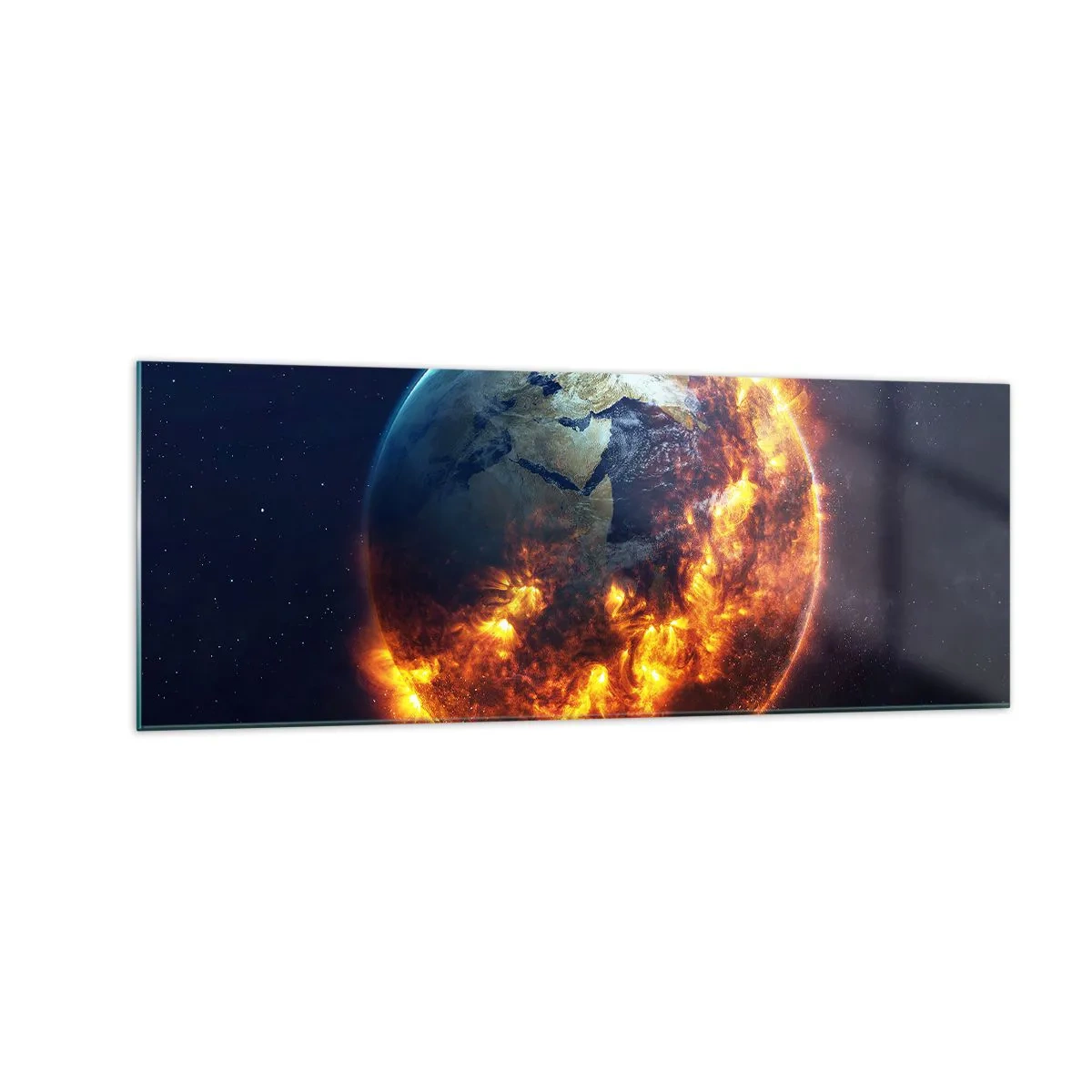 Glass picture - Flame of Apocalypse - 140x50 cm