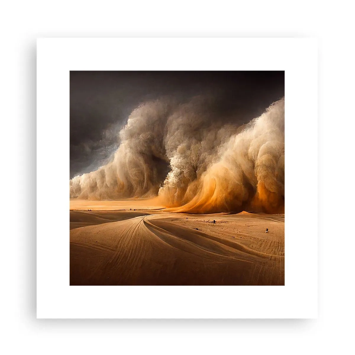 Poster - Rage of the Desert - 30x30 cm