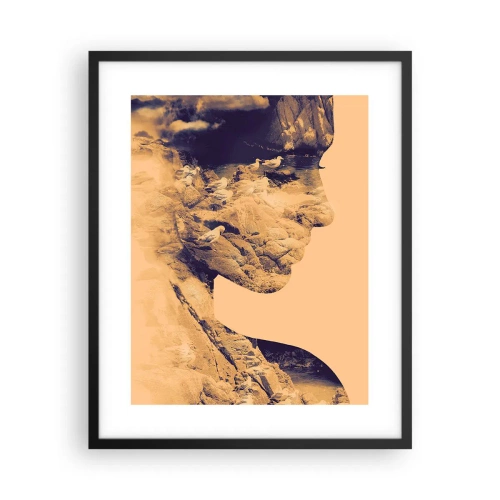 Poster in black frame - Naturally Beautiful - 40x50 cm