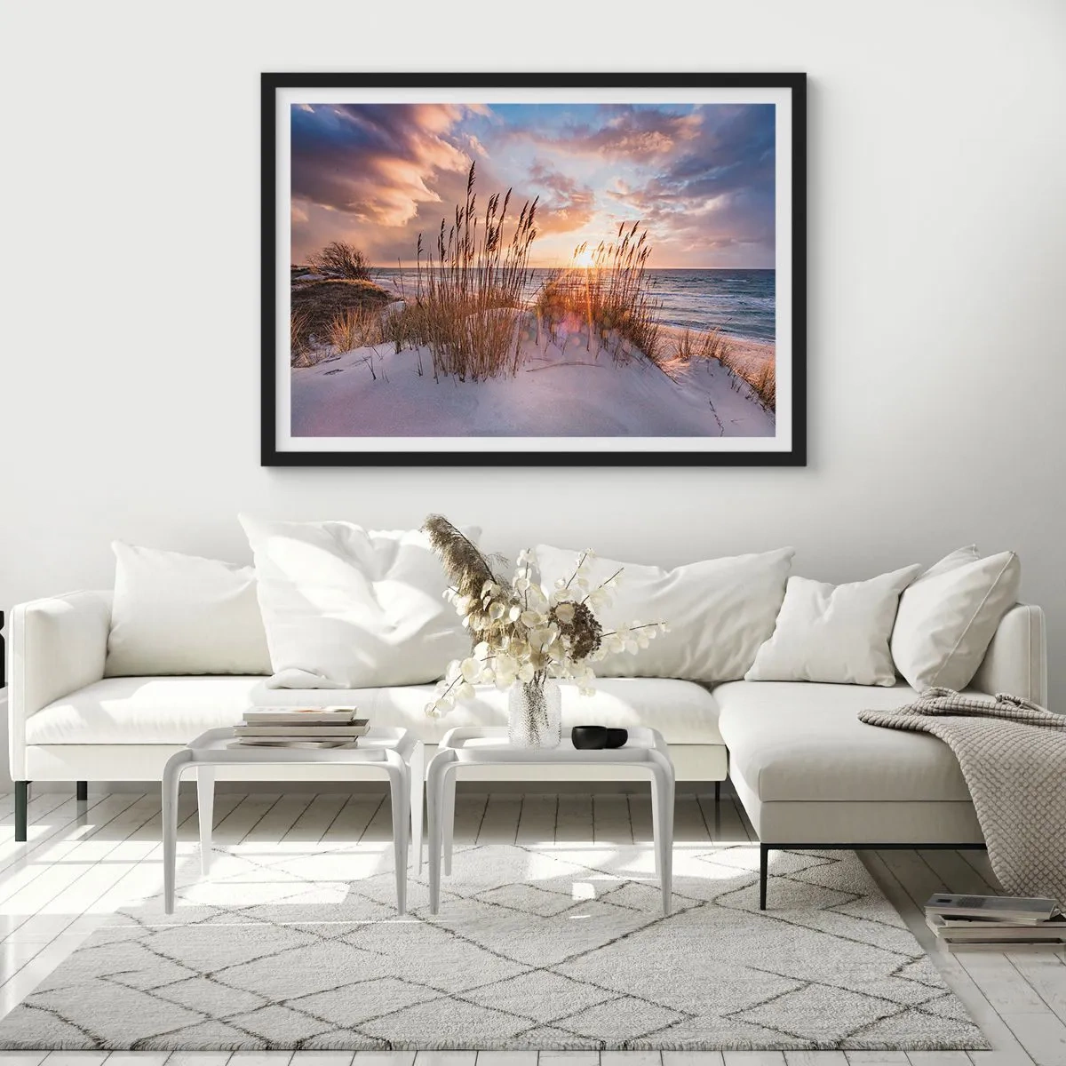 Poster in black frame - Farewell to the Sun and Wind - 91x61 cm