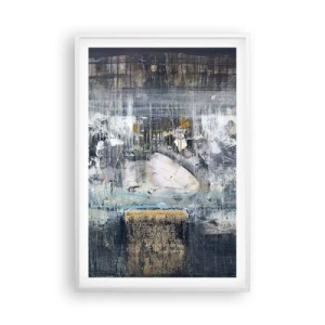 Poster in white frmae - Icy Path - 61x91 cm