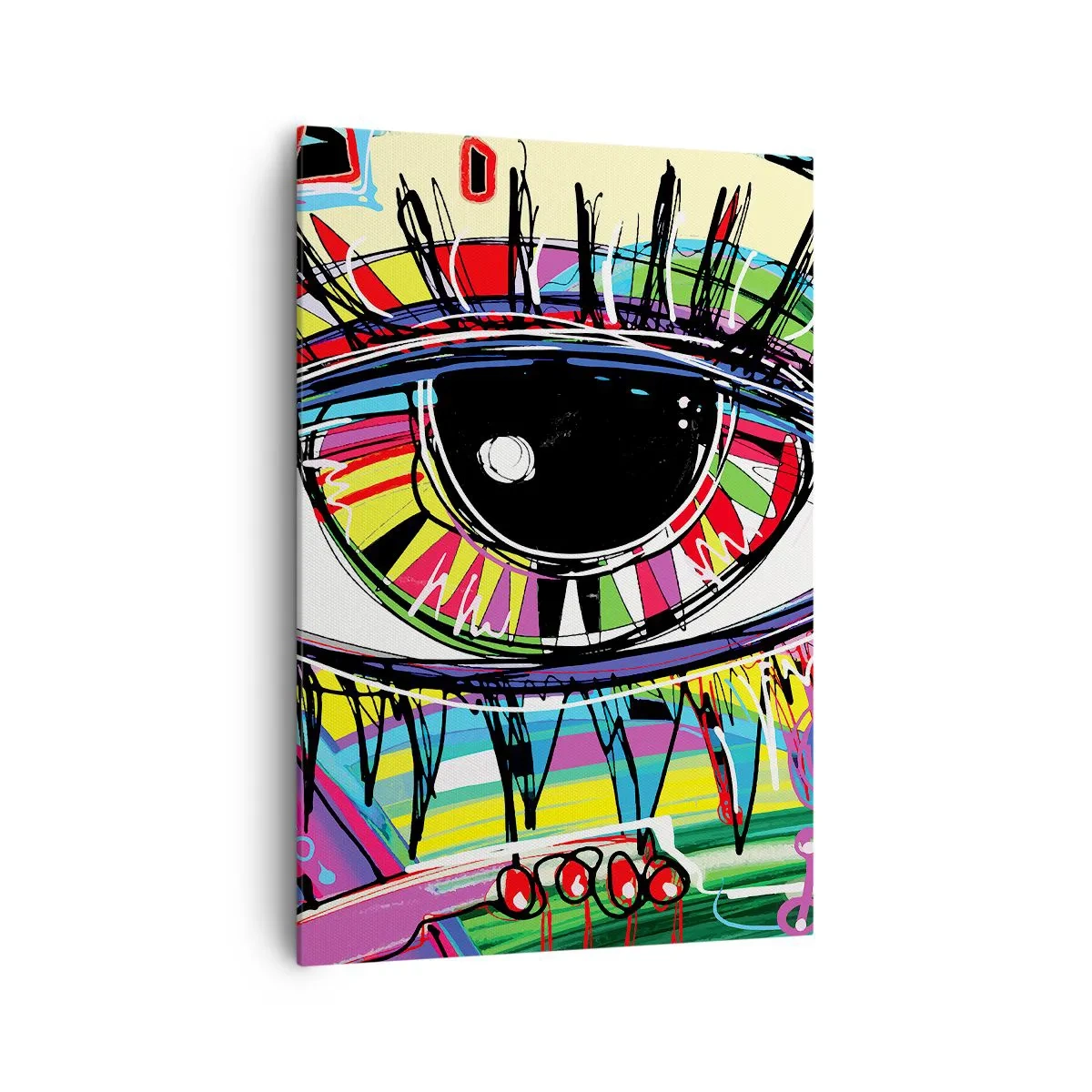 Canvas picture - Colourful Eye - Colourful Soul - 70x100 cm