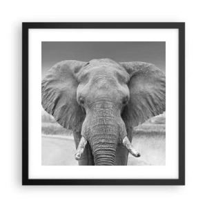 Poster in black frame - Welcome to My World - 40x40 cm