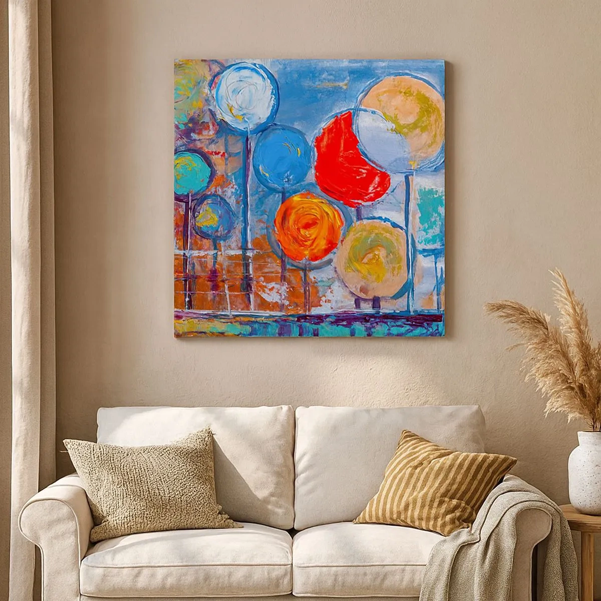 Canvas picture - Lolly Sticks - 30x30 cm