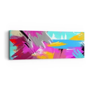 Canvas picture - One More Stroke - 90x30 cm