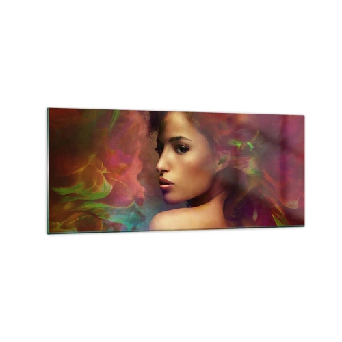 Glass picture - Prettier than Rainbow, Delicate Like a Fog - 120x50 cm