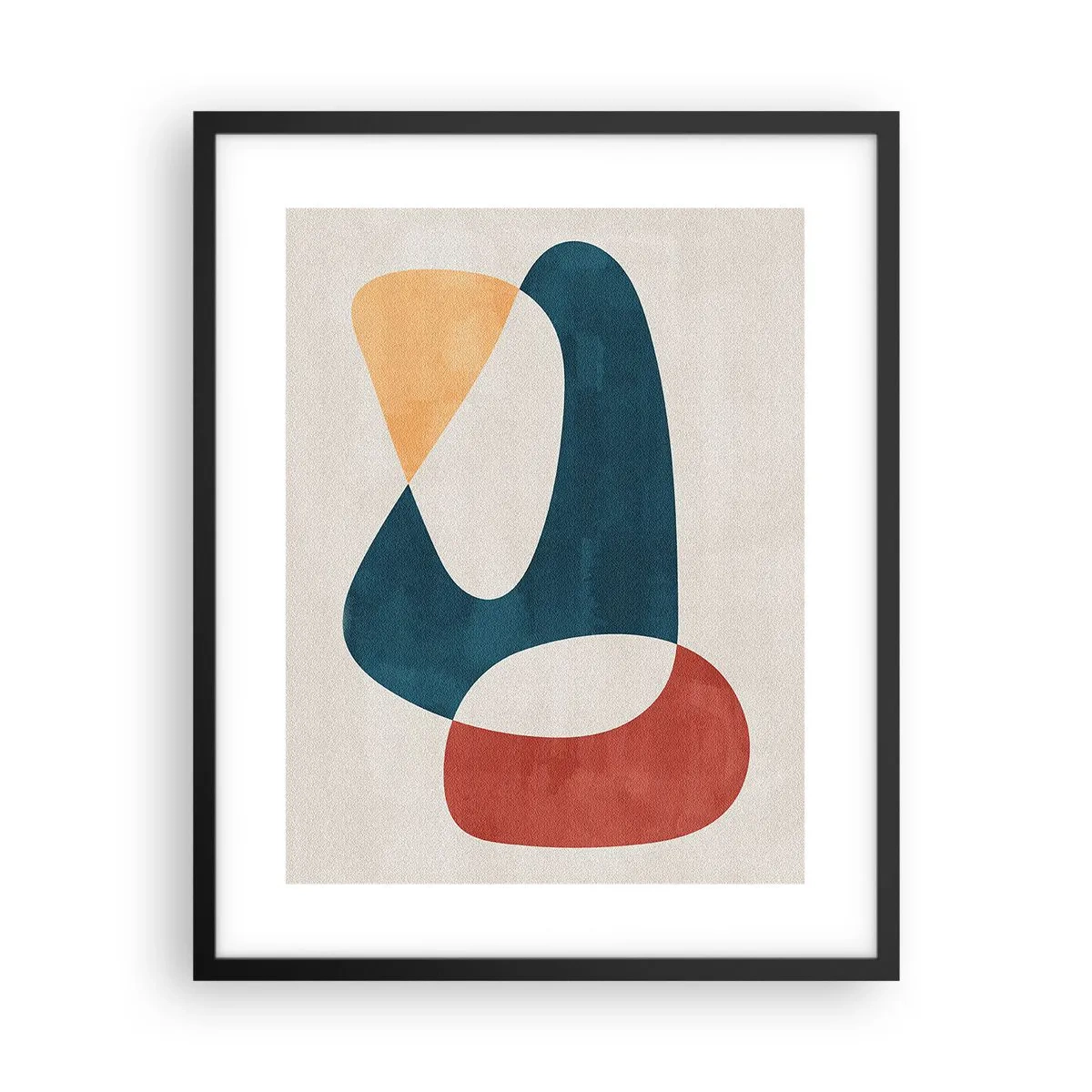 Poster in black frame - Influences and Metamorphoses - 40x50 cm