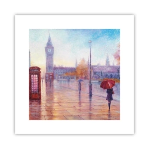 Poster - London Autumn Day - 30x30 cm