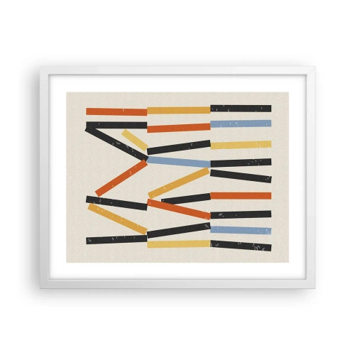 Poster in white frmae - Horizontal Composition - 50x40 cm