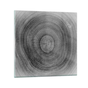 Glass picture - Sign of the Time - 30x30 cm