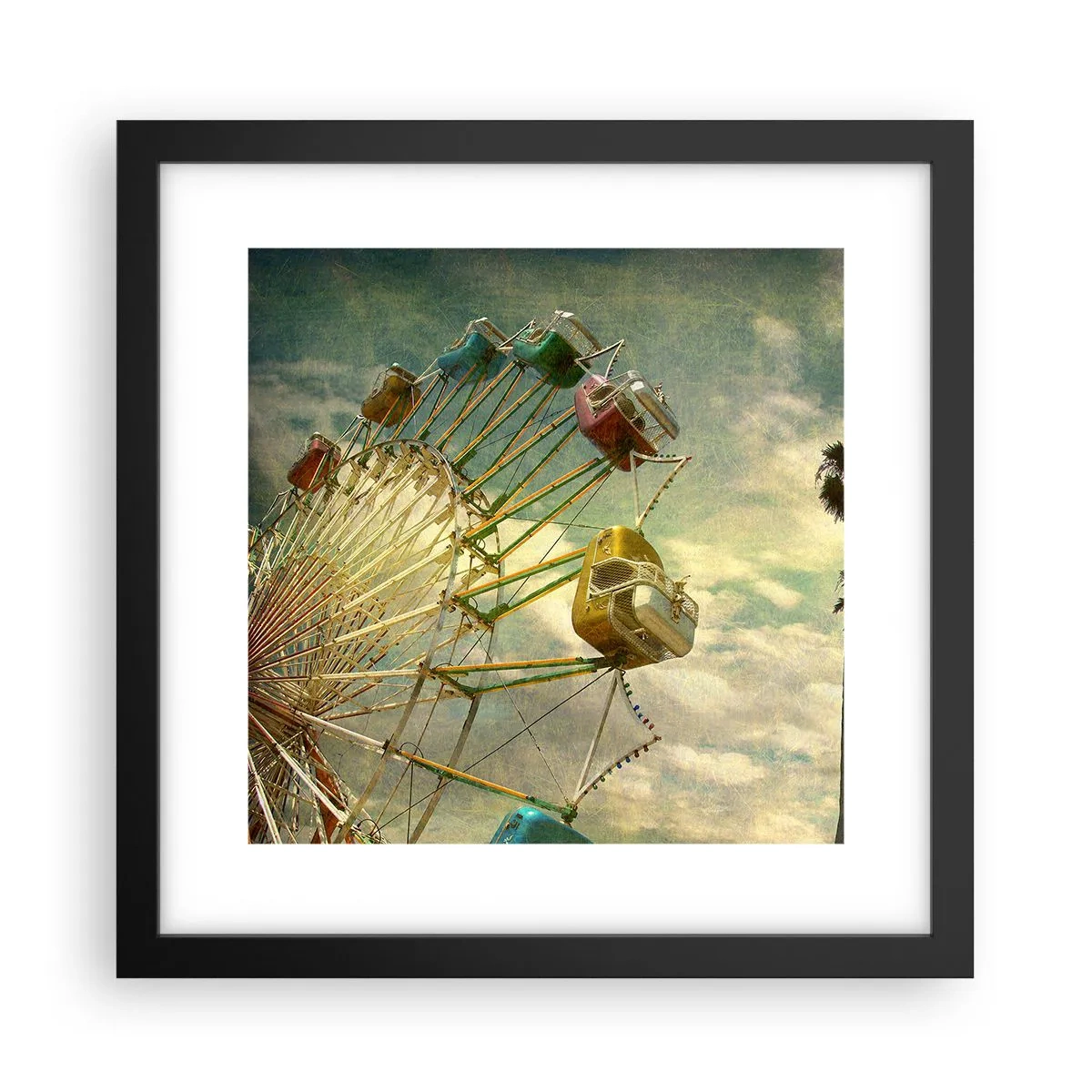 Poster in black frame - There Will Be Fun… - 30x30 cm
