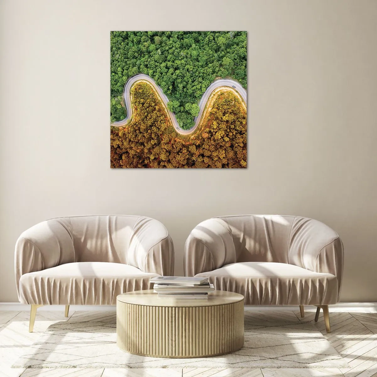 Glass picture - Borders and Breakthroughs - 30x30 cm
