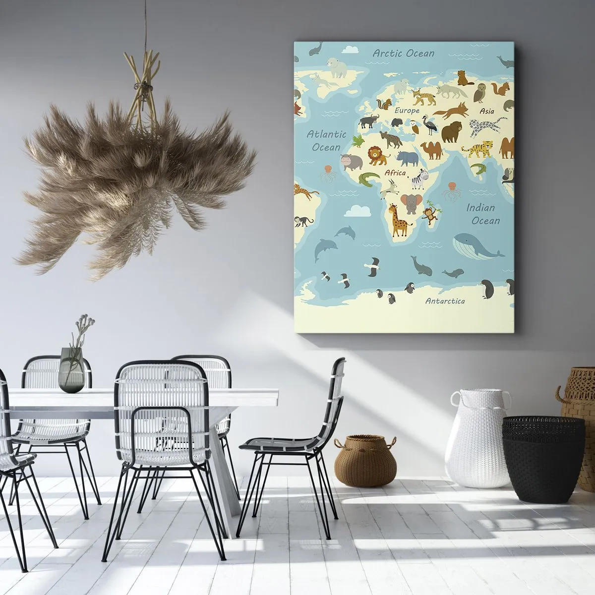 Canvas picture - Good Neighbours - 55x100 cm