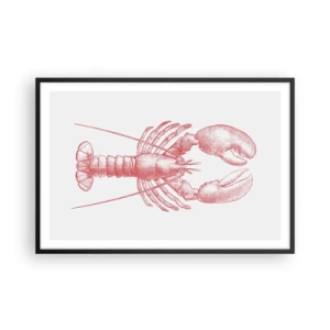 Poster in black frame - Lobster Worthy of a Lobster - 91x61 cm