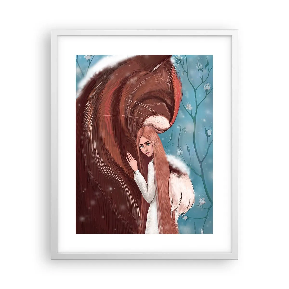 Poster in white frmae - Welcome to a Fairytale - 40x50 cm