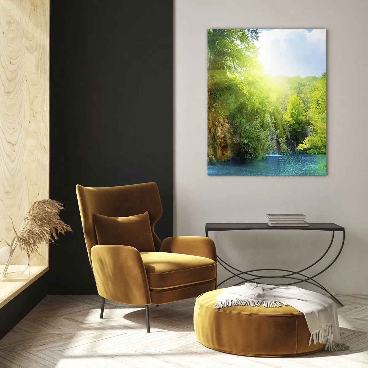 Glass picture - This Must Be Eden - 50x70 cm