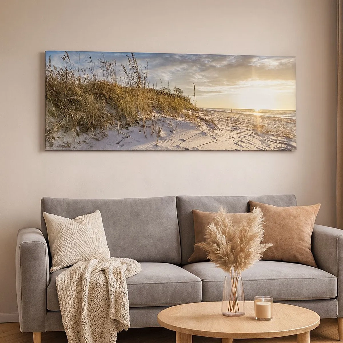 Canvas picture - Invitation to a Walk - 100x40 cm