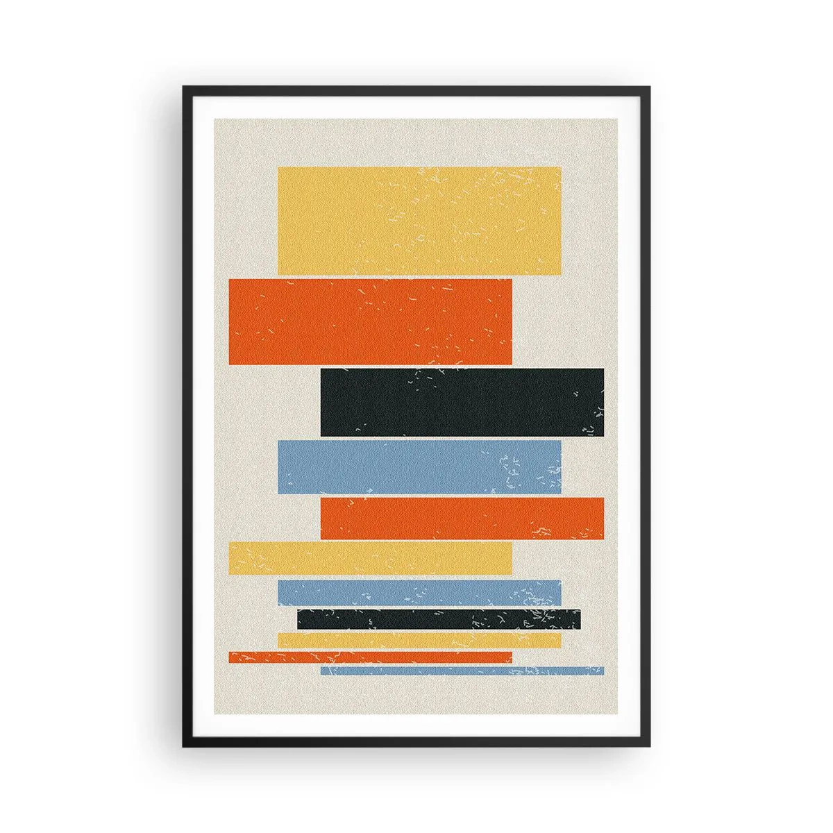 Poster in black frame - Notation of Music - 70x100 cm