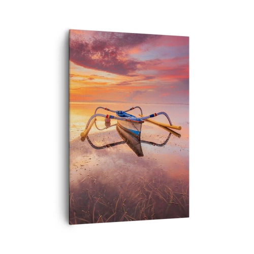 Canvas picture - Tranquility of Tropical Evening - 70x100 cm