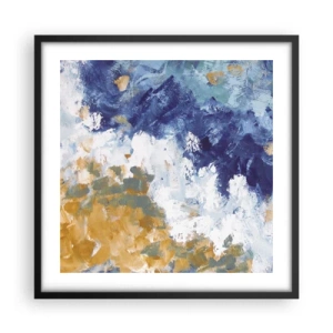 Poster in black frame - The Dance of Elements - 50x50 cm