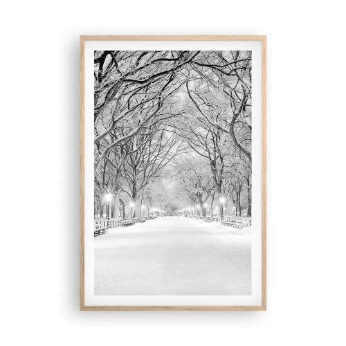Poster in light oak frame - Four Seasons: Winter - 61x91 cm