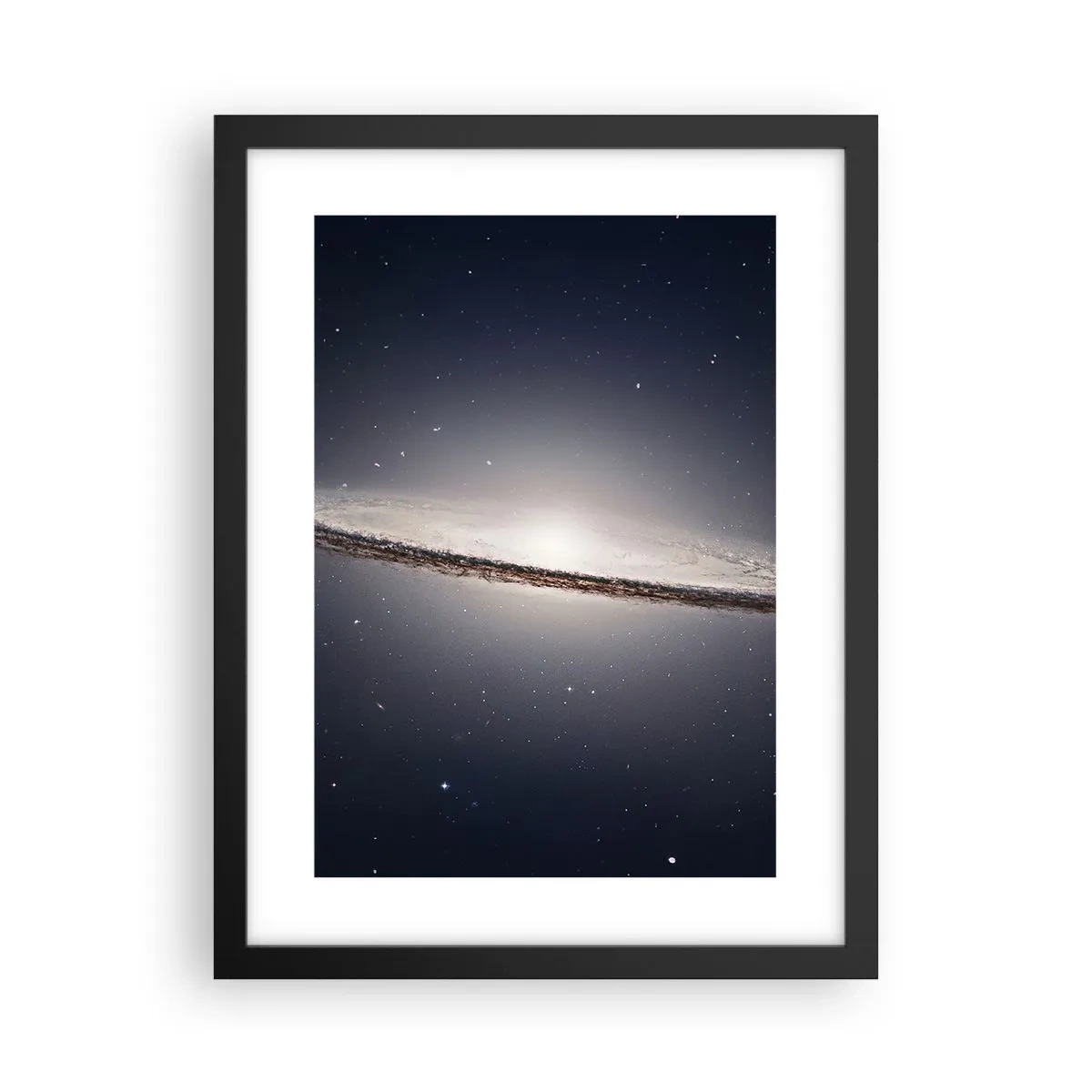 Poster in black frame - A Long Time Ago in a Distant Galaxy - 30x40 cm