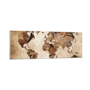 Glass picture - Discovery of the World - 90x30 cm