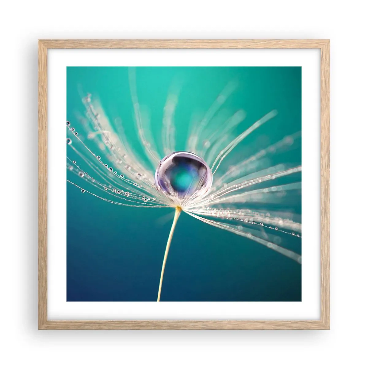 Poster in light oak frame - Mystical Moment - 50x50 cm