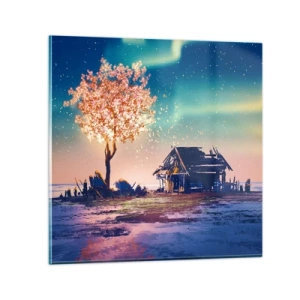 Glass picture - Nature Does Not Pass Away - 70x70 cm