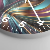 Clock face with numbers