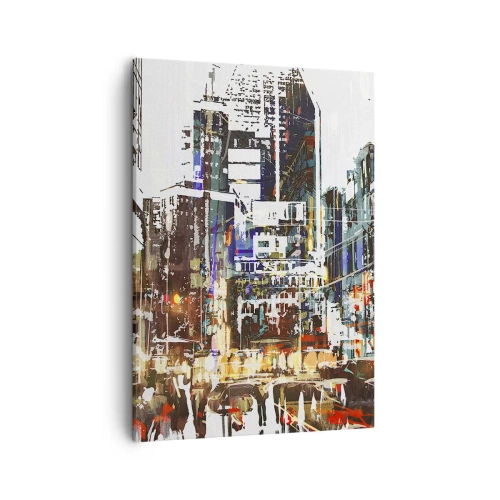 Canvas picture - Sparkling City - 50x70 cm
