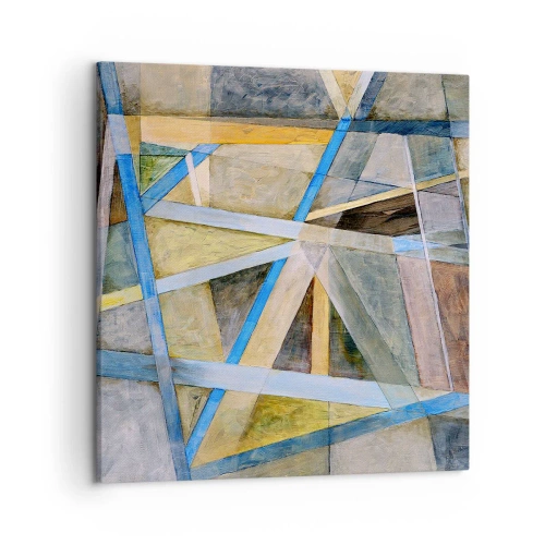 Canvas picture - Straight Or Slanted? - 50x50 cm