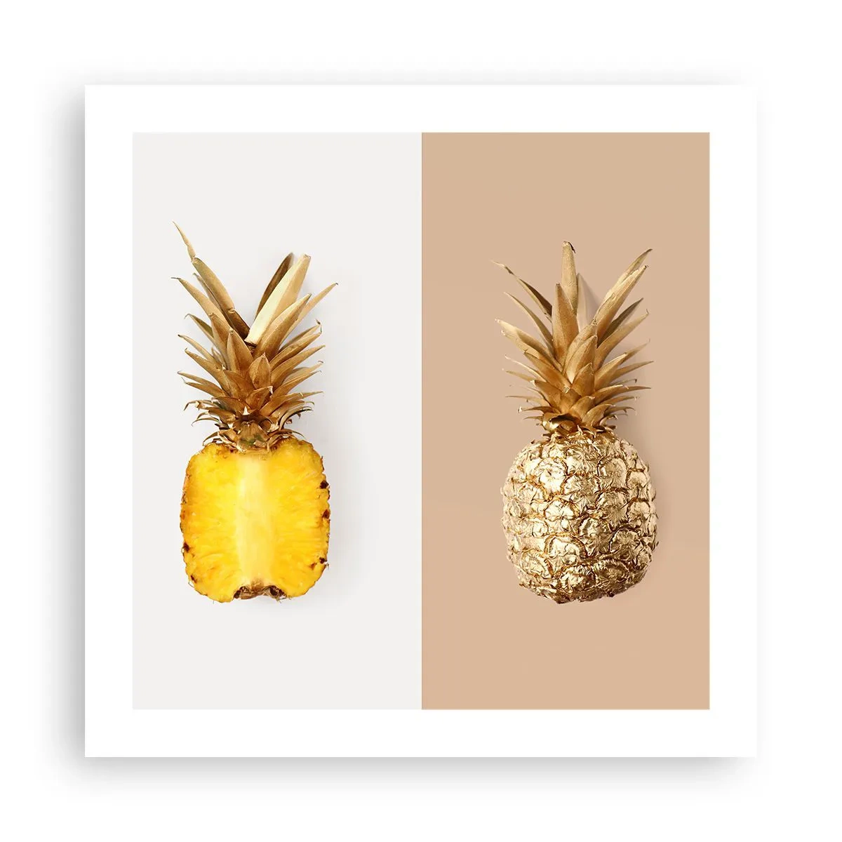 Poster - Pineapple for Us - 50x50 cm