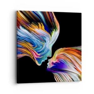 Canvas picture - Fusion of Energy and Light - 40x40 cm