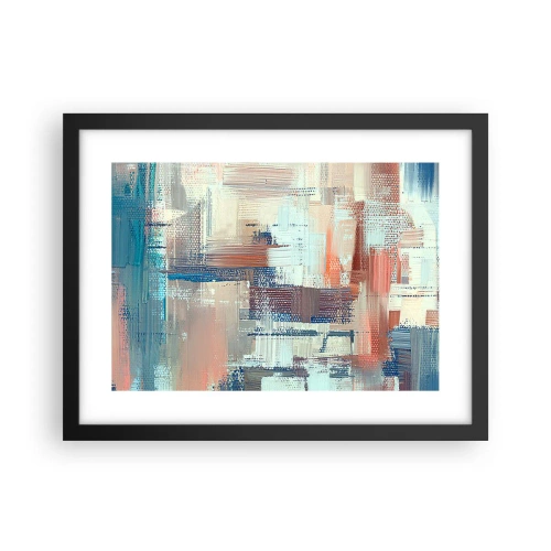 Poster in black frame - Reaching Light - 40x30 cm
