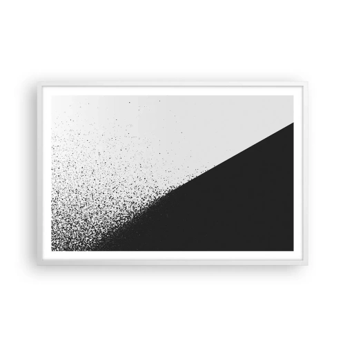 Poster in white frmae - Faster and More - 91x61 cm