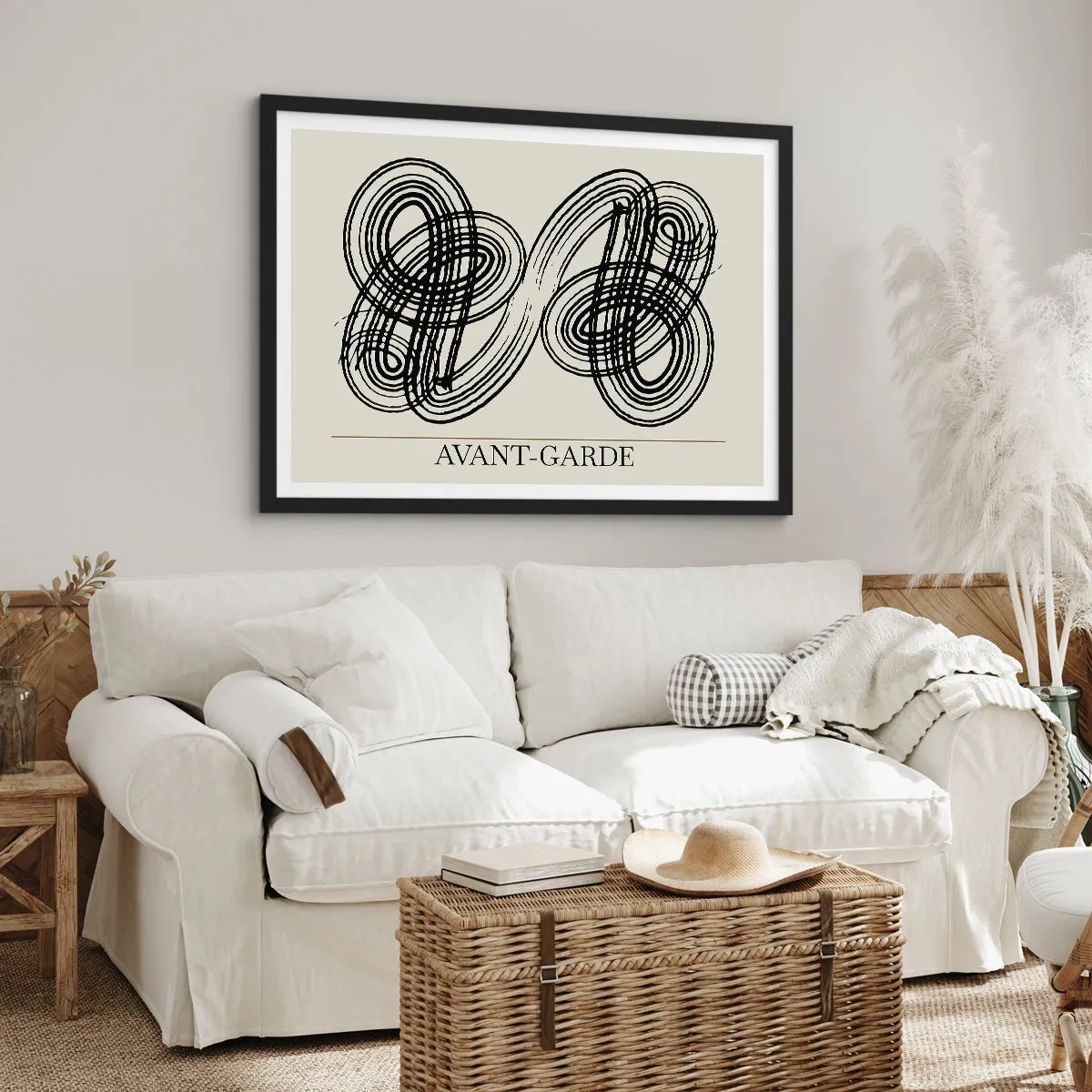 Poster in black frame - Spontaneous Result - 50x40 cm