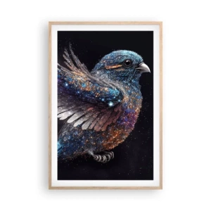 Poster in light oak frame - Diamond Sparrow - 61x91 cm