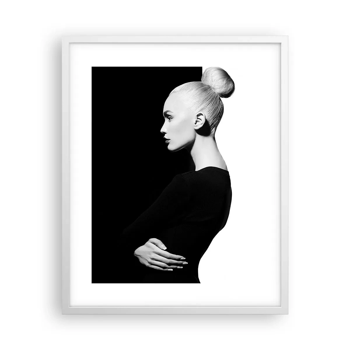 Poster in white frmae - Simply a Woman - 40x50 cm