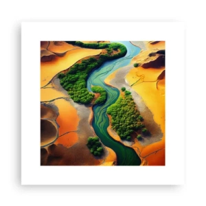 Poster - Life-giving River - 30x30 cm